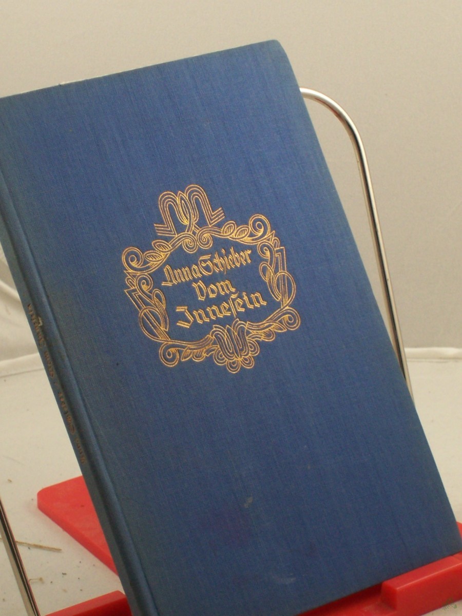 Artikelbild 1 des Artikels “Vom Innesein / Anna Schieber “