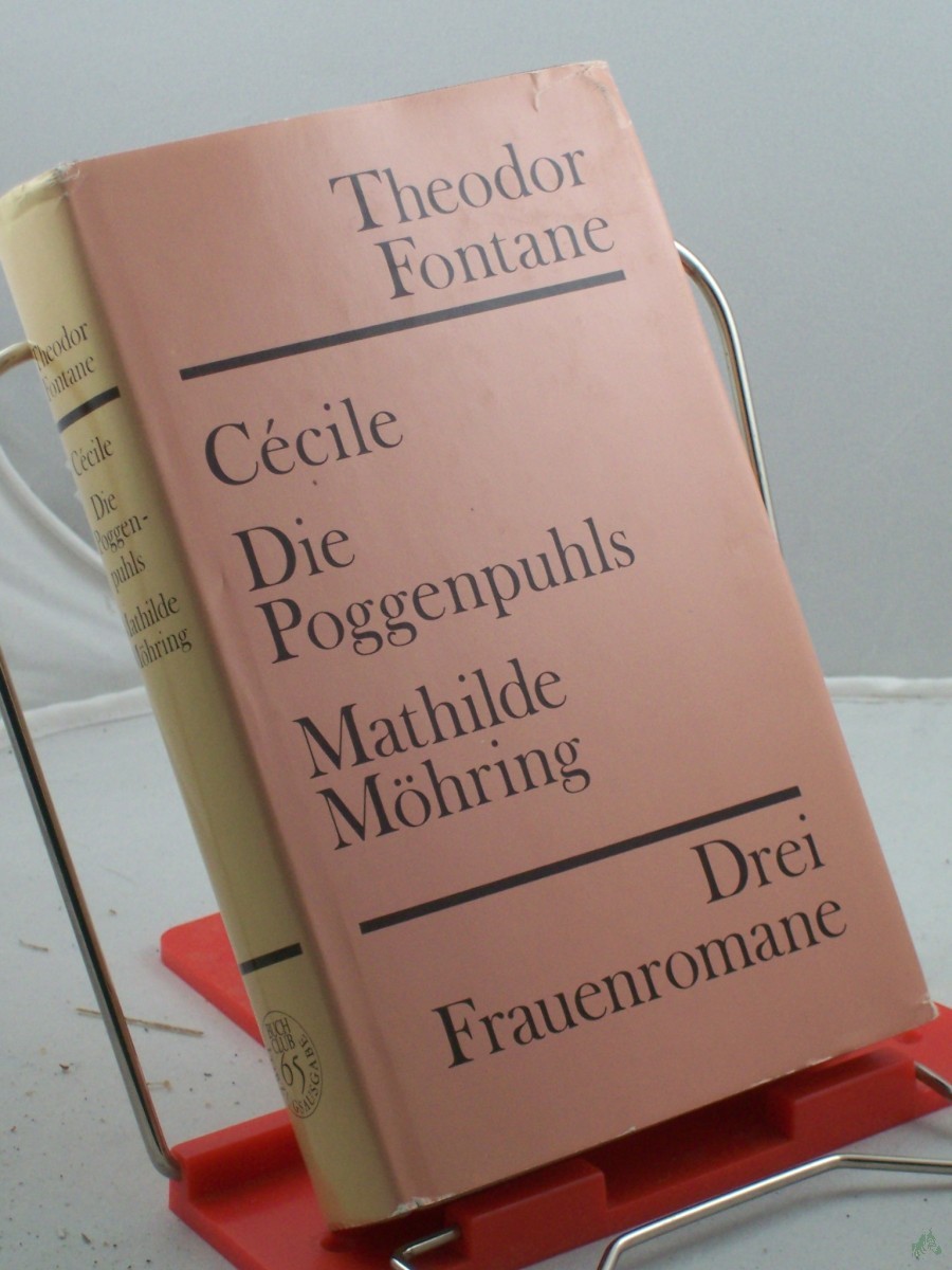 Artikelbild 1 des Artikels “Cecile : 3 Frauenromane / Theodor Fontane, Die Poggenpuhls, Mathilde Möhring “