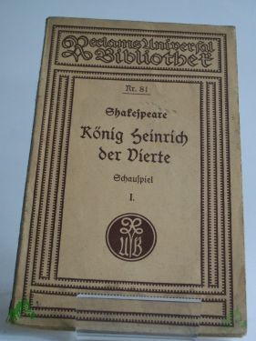 Artikelbild 1 des Artikels “König Heinrich der Vierte, 1.Teil “