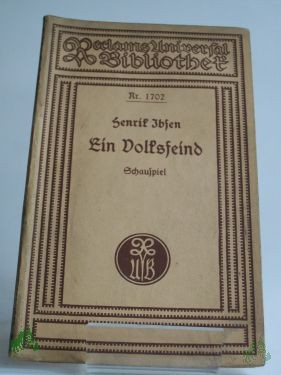 Product image 1 of the product “Ein Volksfeind : Schauspiel in 5 Akten / Henrik Ibsen ”