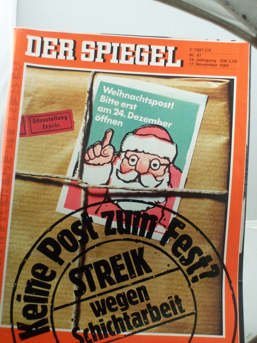 Artikelbild 1 des Artikels “47/1980, 17. November, Keine Post zum Fest “