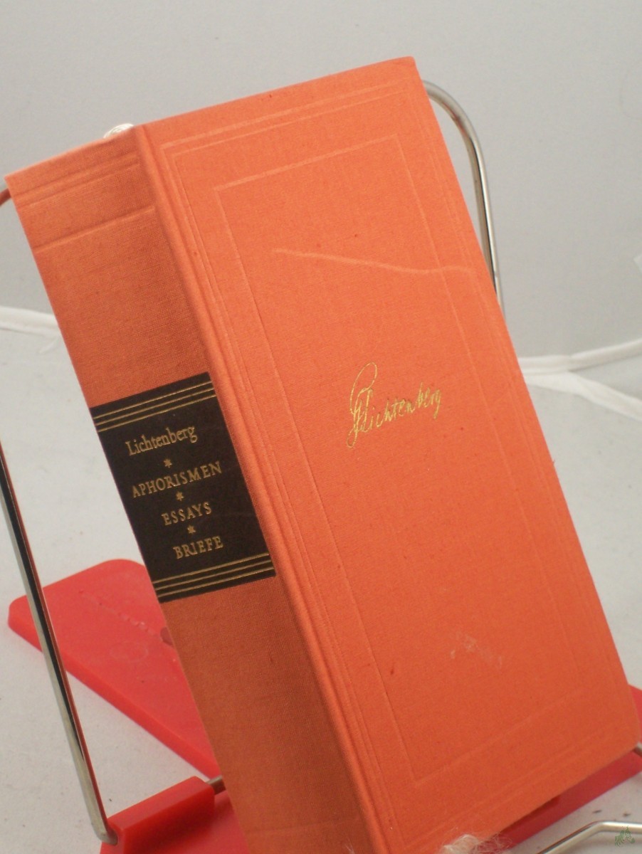 Artikelbild 1 des Artikels “Aphorismen, Essays, Briefe / Lichtenberg. Hrsg. von Kurt Batt “