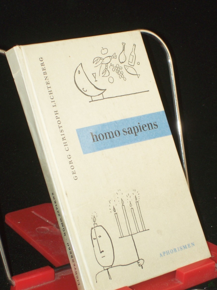 Artikelbild 1 des Artikels “Homo sapiens : Aphorismen / Georg Christoph Lichtenberg. Hrsg. von Georg Schneider. Illustrationen von Rolf F. Müller “