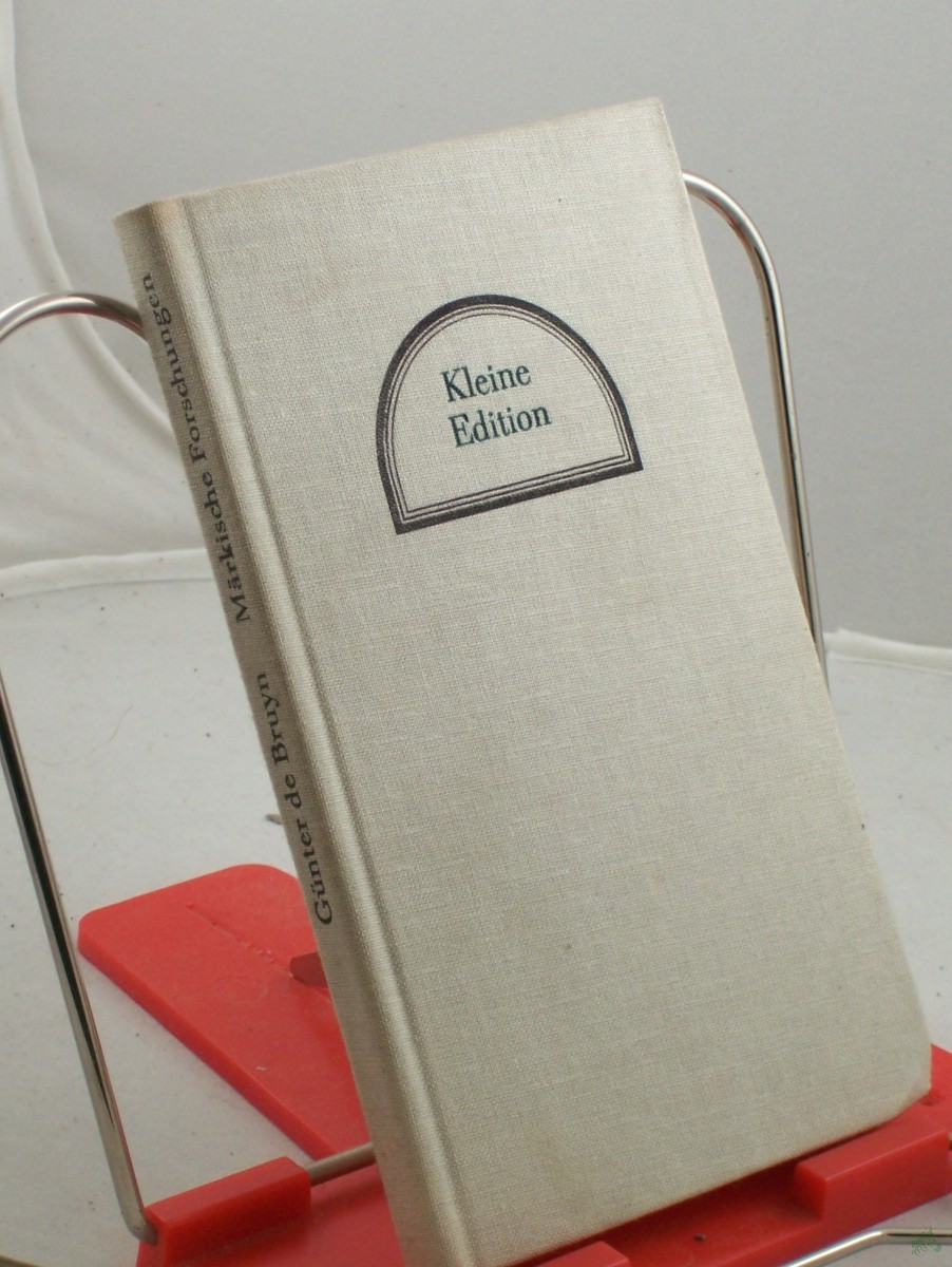 Artikelbild 1 des Artikels “Märkische Forschungen : Erzählung für Freunde d. Literaturgeschichte / Günter de Bruyn. Holzstiche: Karl-Georg Hirsch “