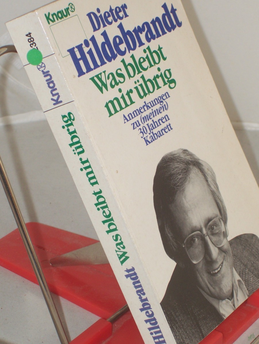 Artikelbild 1 des Artikels “Was bleibt mir übrig : Anmerkungen zu (meinen) 30 Jahren Kabarett / Dieter Hildebrandt. Zeichn. von Dieter Hanitzsch “