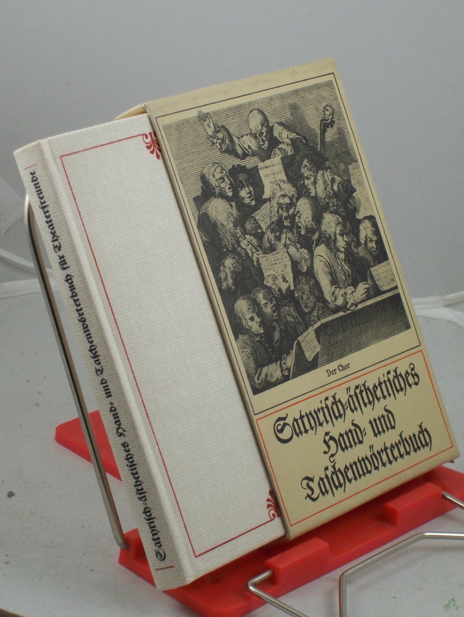 Product image 1 of the product “Satirisch-ästhetisches Hand- und Taschenwörterbuch / von Johann Friedrich Schütze ”