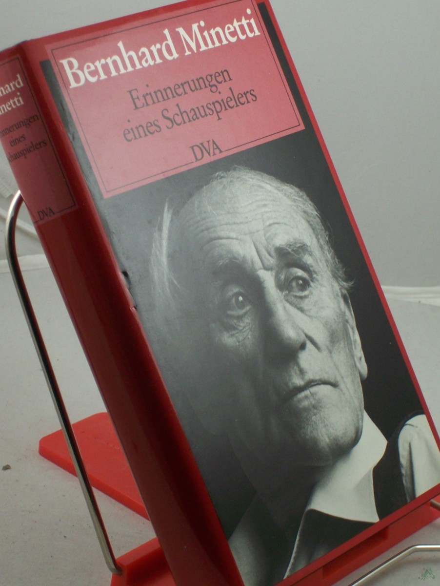 Product image 1 of the product “Erinnerungen eines Schauspielers / Bernhard Minetti. Hrsg. von Günther Rühle ”
