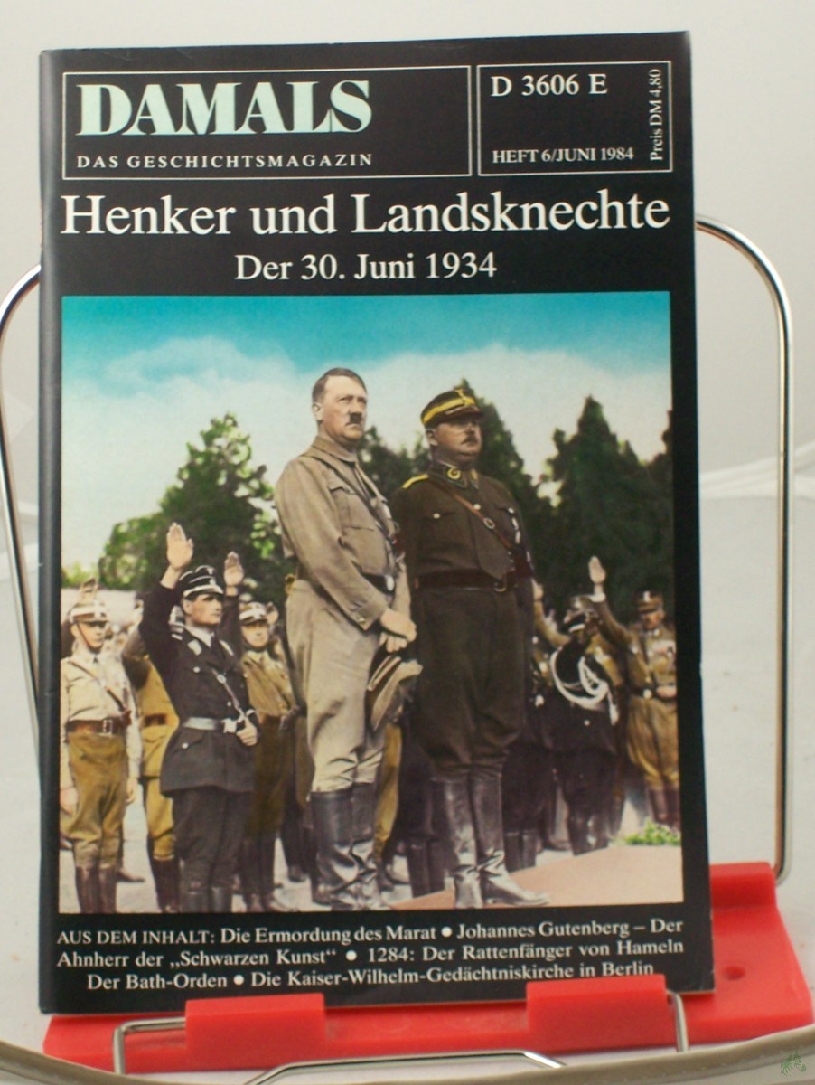 Product image 1 of the product “6/1984, Henker und Landsknechte ”