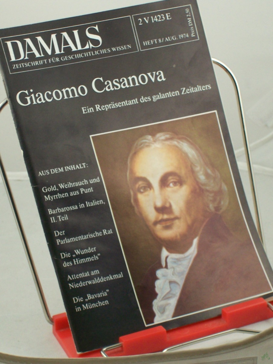 Product image 1 of the product “8/1974, Giacomo Casanova ”
