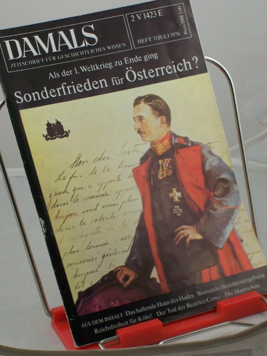 Product image 1 of the product “7/1976, Sonderfrieden für Österreich ”