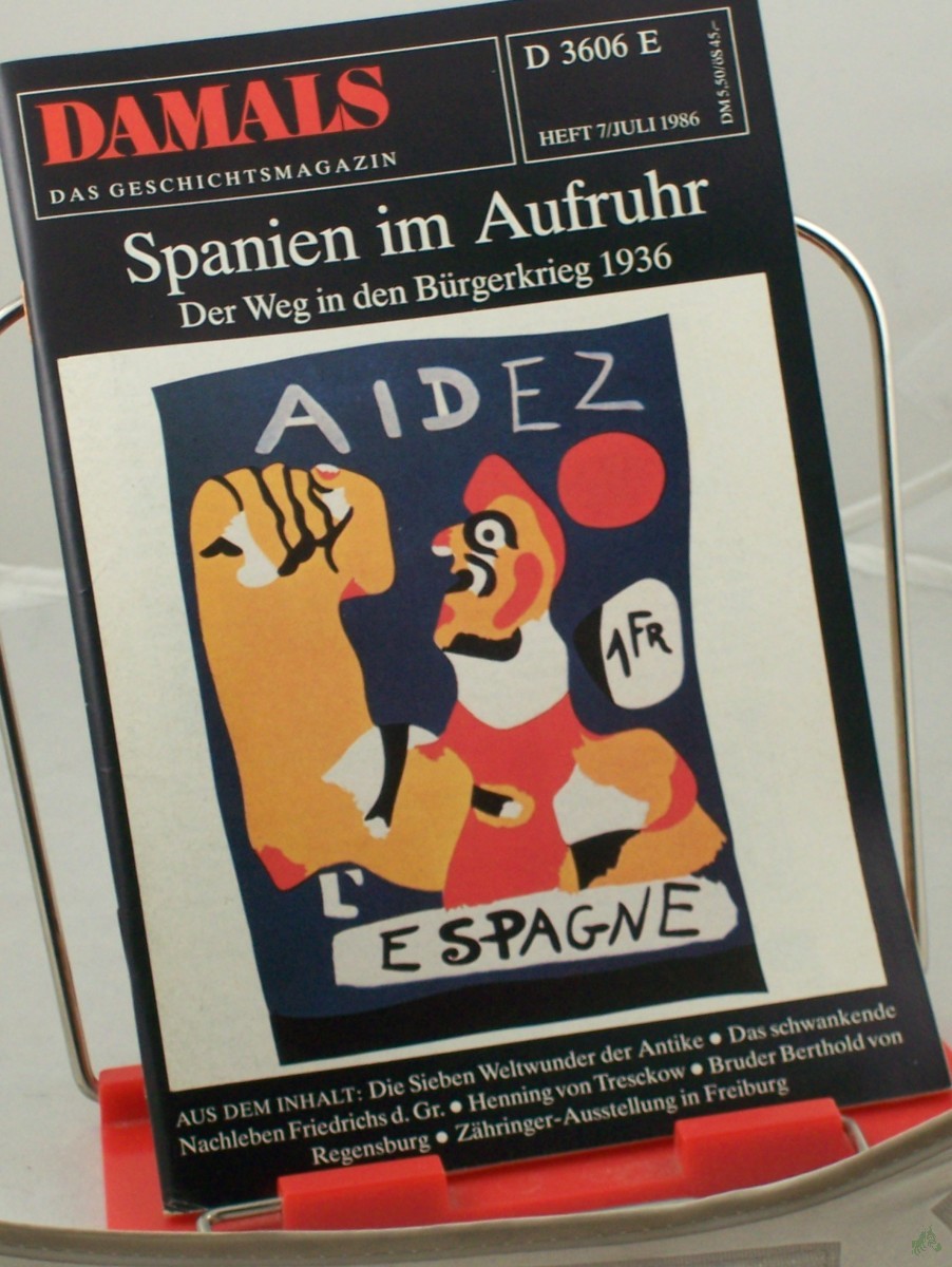 Artikelbild 1 des Artikels “7/1986, Spanien im Aufruhr, Der Weg in den Bürgerkrieg 1936 “