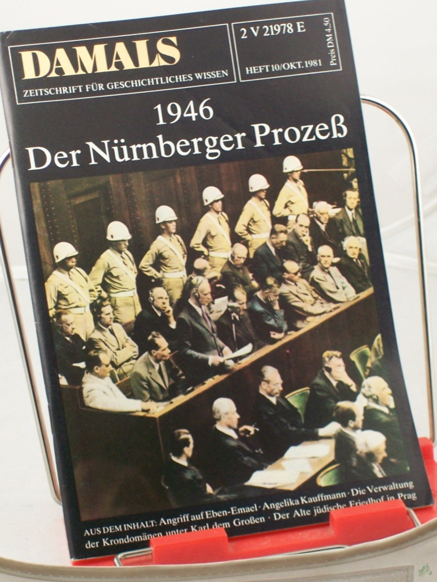 Product image 1 of the product “10/1981, Der Nürnberger Prozeß ”