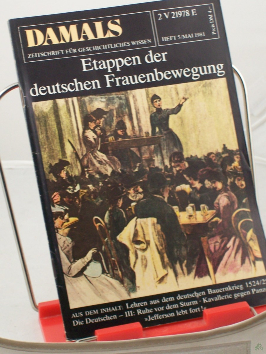 Product image 1 of the product “5/1981, Etappen der deutschen Frauenbewegung ”