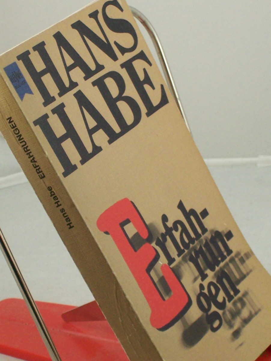Artikelbild 1 des Artikels “Erfahrungen / Hans Habe “