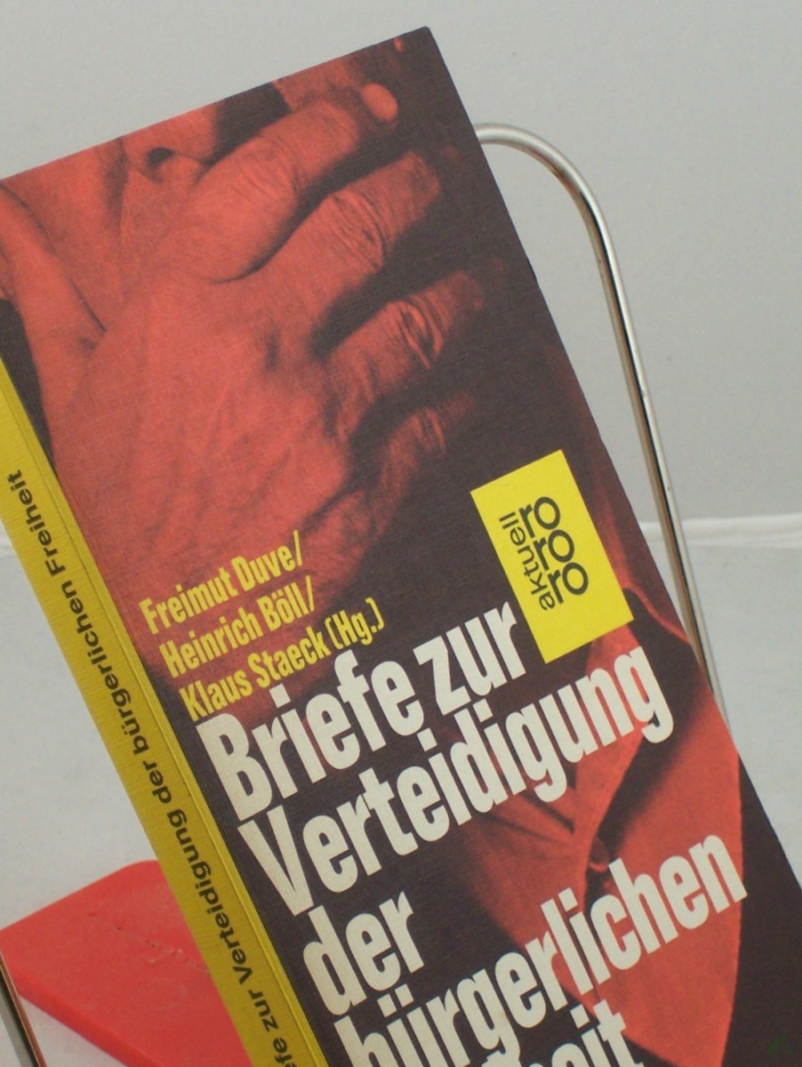 Product image 1 of the product “Briefe zur Verteidigung der bürgerlichen Freiheit : Nachtr. 1978 / Freimut Duve (Hg.)... ”