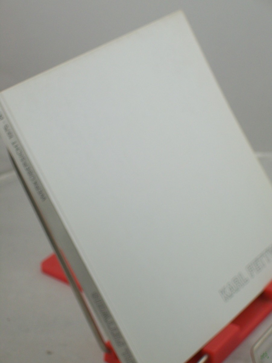 Product image 1 of the product “Karl Fettweis : Werkübersicht 1975 - 80 ; anlässl. e. Ausstellung in d. Galerie Stekhoven, Westensee ”