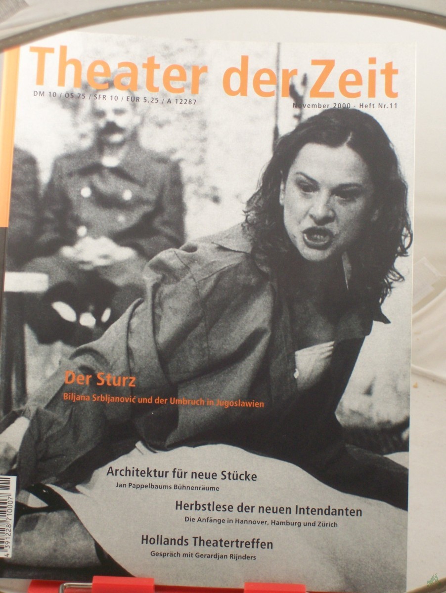 Product image 1 of the product “Heft 11/2000 Der Sturz Biljana Srbljanović und der Umbruch in Jugoslawien ”
