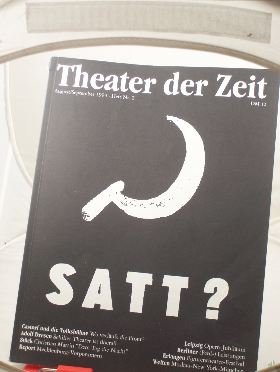 Artikelbild 1 des Artikels “Heft 08/1993 SATT? Christian Martin 