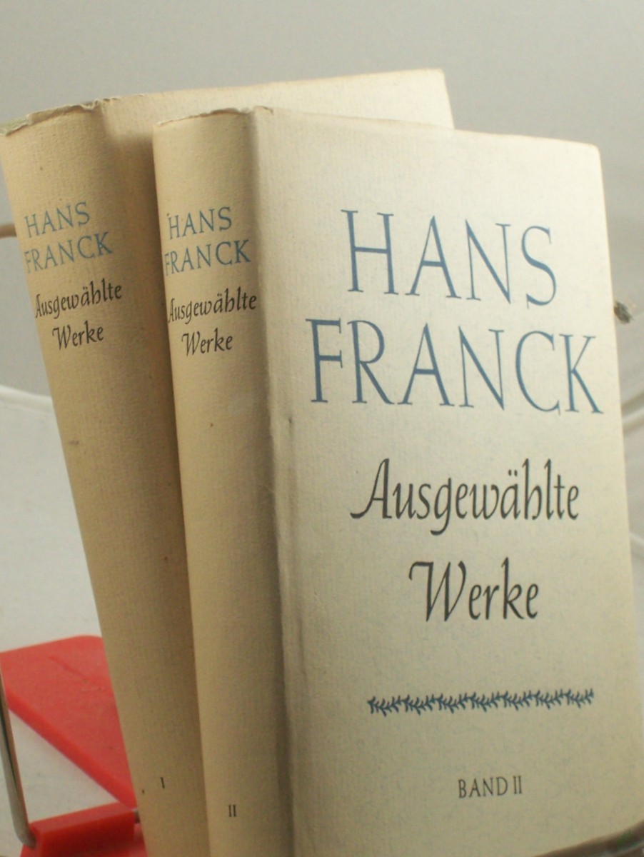 Artikelbild 1 des Artikels “Ausgewählte Werke / Hans Franck. Mit e. Nachw. vers. von Ludwig Bäte 2 Bände “