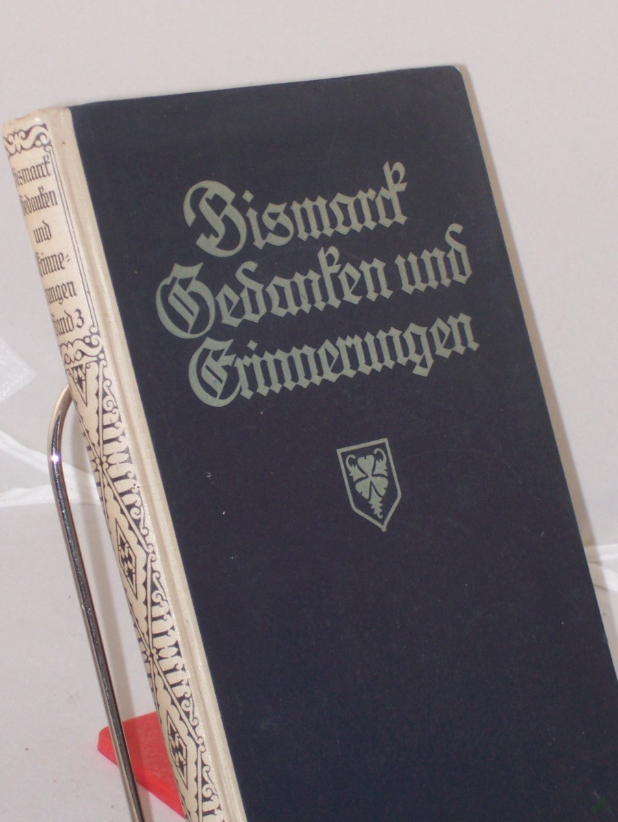 Product image 1 of the product “Erinnerung und Gedanke/Otto Fürst v. Bismarck ”