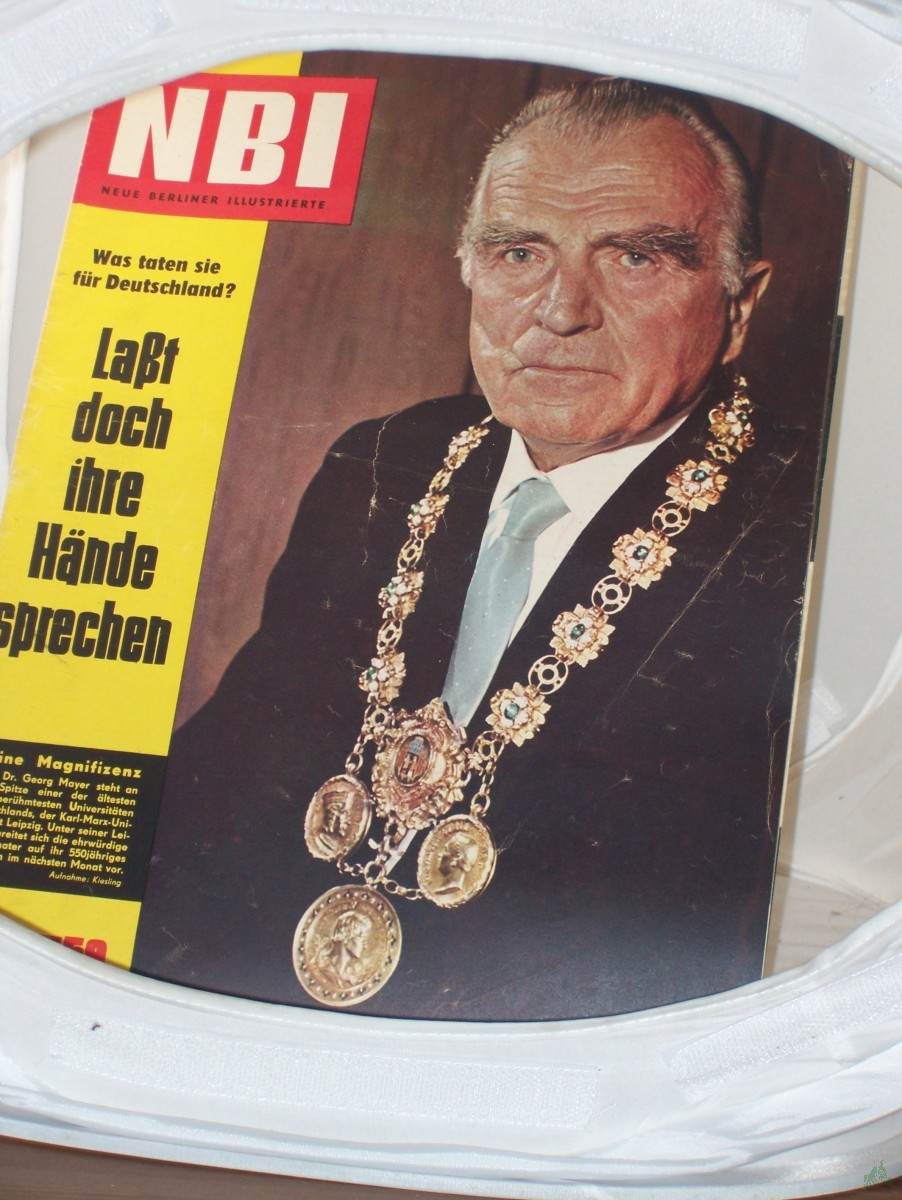 Artikelbild 1 des Artikels “Nr. 37/1959 Prof. Dr. Georg Mayer, Rektor der Karl-Marx-Universität Leipzig “