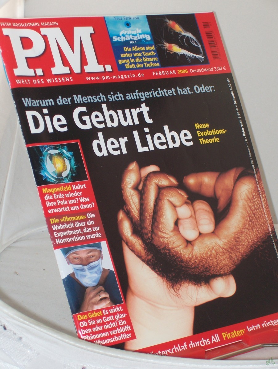 Artikelbild 1 des Artikels “2/2006, Die Geburt der Liebe, warum der Mensch sich aufgerichtet hat “