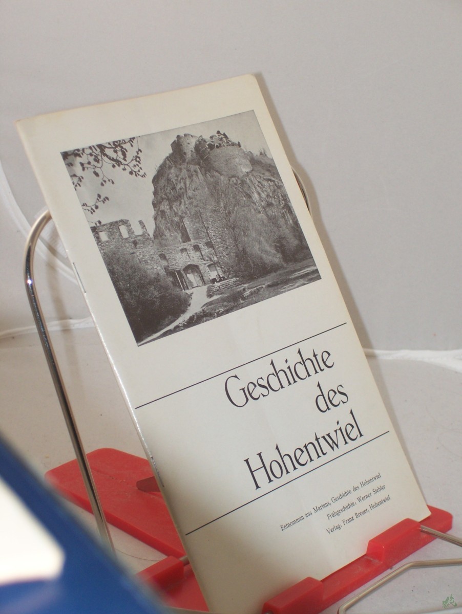 Product image 1 of the product “Geschichte des Hohentwiel ”
