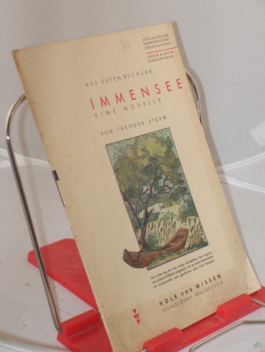 Artikelbild 1 des Artikels “Immensee : Eine Novelle / Theodor Storm “