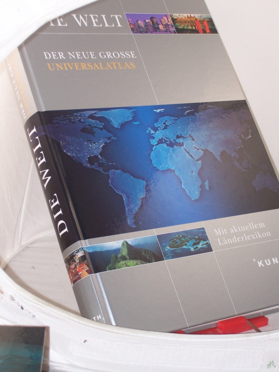 Artikelbild 1 des Artikels “Die Welt : der neue grosse Universalatlas ; mit aktuellem Länderlexikon / Red.: Calina Kunth... Textbeitr.: Heike Barnitzke... “