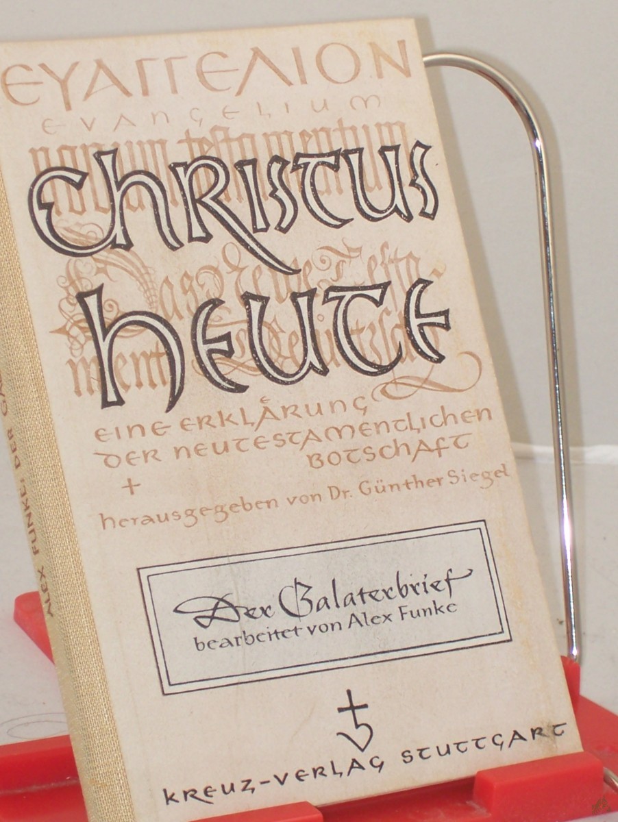 Artikelbild 1 des Artikels “Der Galaterbrief / Bearb. von Alex Funke “