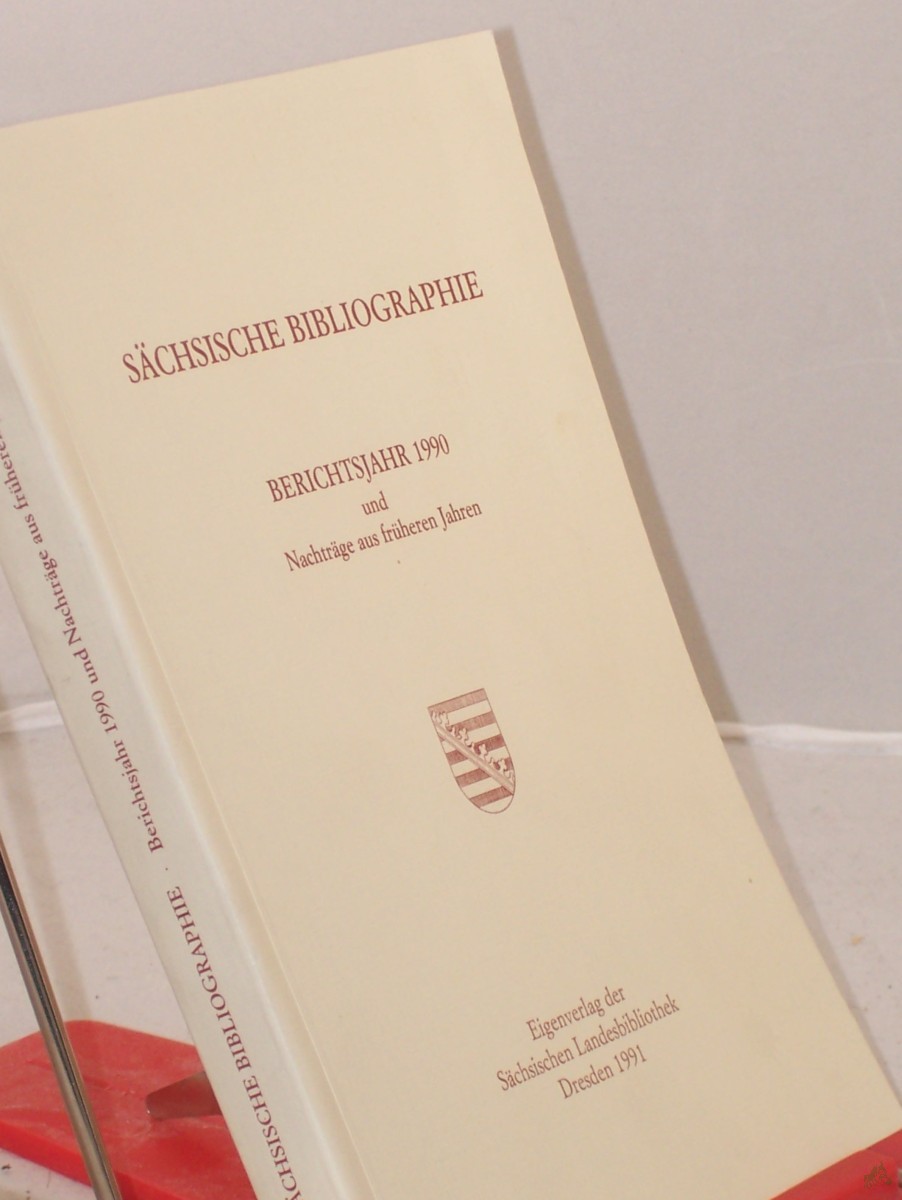 Product image 1 of the product “Berichtsjahre 1990 und Nachträge aus früheren Jahren ”
