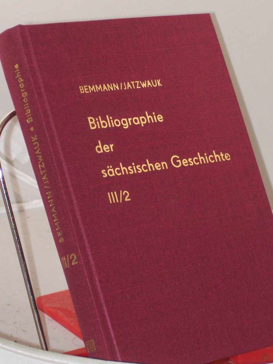 Artikelbild 1 des Artikels “Bibliographie der sächsischen Geschichte, Band III, Ortsgeschichte, Teilband 2, Die einzelnen Orte M-Z, “