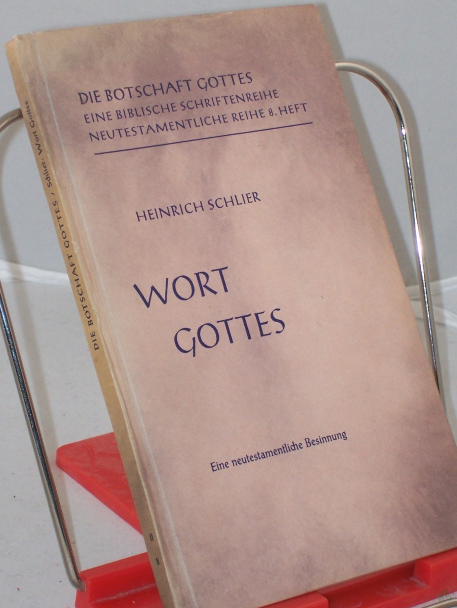 Artikelbild 1 des Artikels “Wort Gottes : Eine neutestamentl. Besinng / Heinrich Schlier “