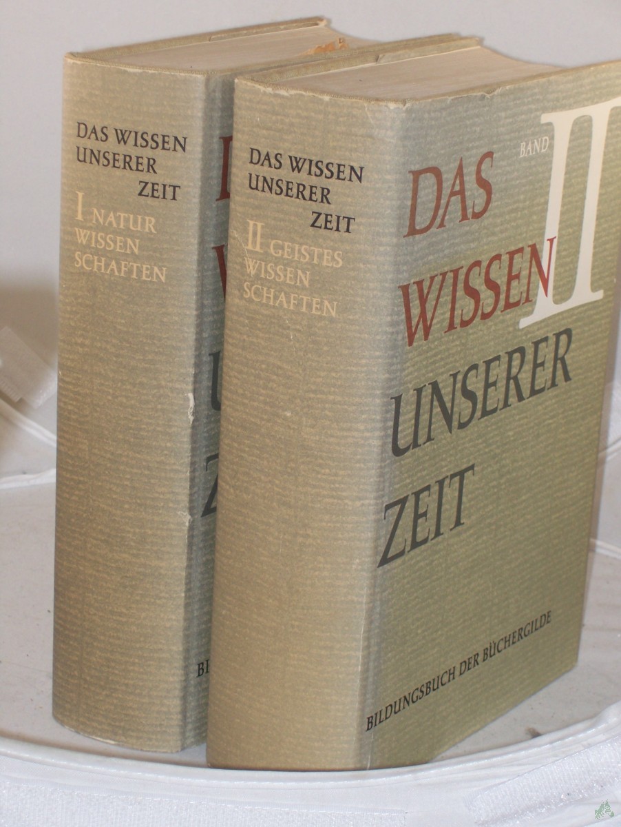 Artikelbild 1 des Artikels “Das Wissen unserer Zeit : Bildungsbuch d. Büchergilde BAND 1 Naturwissenschaften, BAND 2 Geisteswissenschaften “