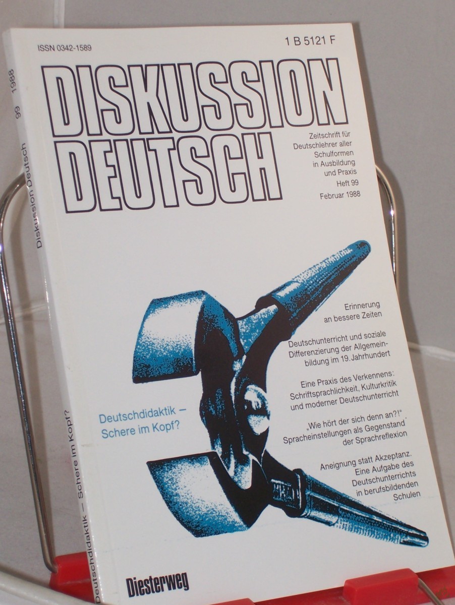 Artikelbild 1 des Artikels “2/1988, Deutschdidaktik, Schere im Kopf? “