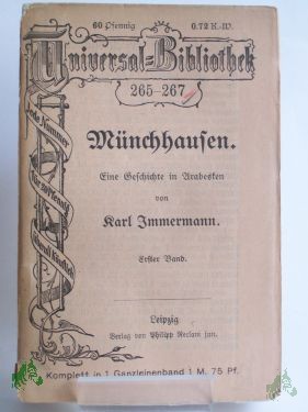 Product image 1 of the product “Münchhausen, eine Geschichte in Arabesken ”