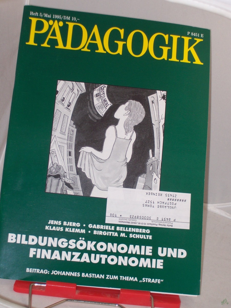 Artikelbild 1 des Artikels “5/1995, Bildungsökonomie und Finanzökonomie “