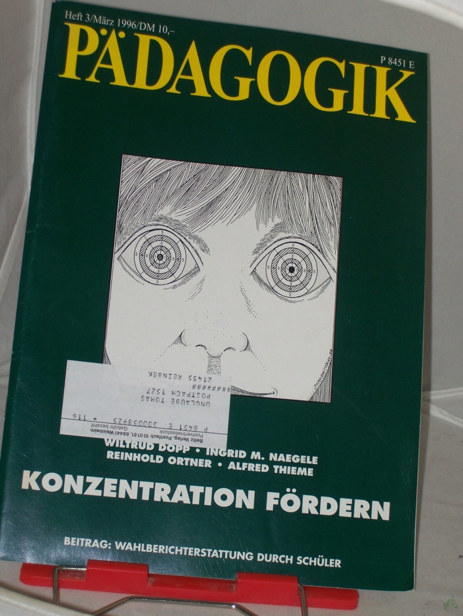 Product image 1 of the product “3/1996, Konzentration fördern ”