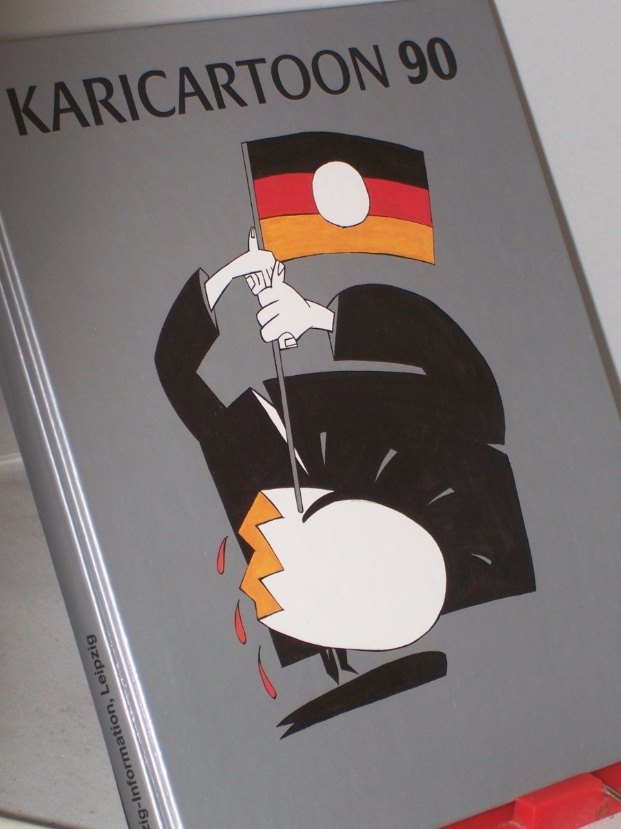 Artikelbild 1 des Artikels “KARICARTOON 90 : 17 Karikaturisten der Sektion Karikatur und Pressezeichnung Süd stellen sich in diesem Katalog vor ; die Arbeiten wurden am 29. September 1989 ausgewählt / Katalog: Lutz Hirschmann in Verbindung mit der Wilhelm-Busch-Gesell “