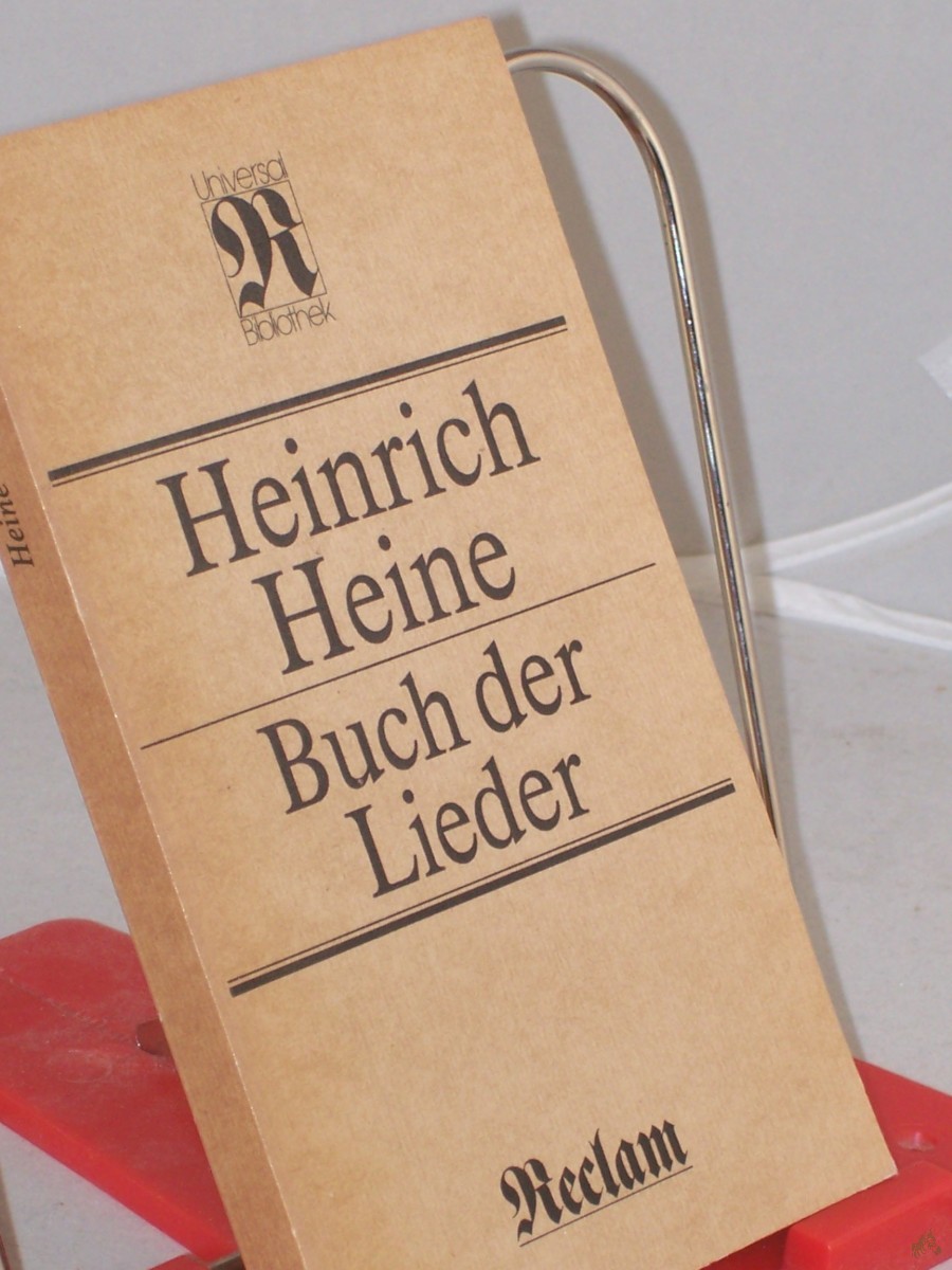 Product image 1 of the product “Buch der Lieder / Heinrich Heine. Nachbemerkungen u. Anm. von Gotthard Erler ”