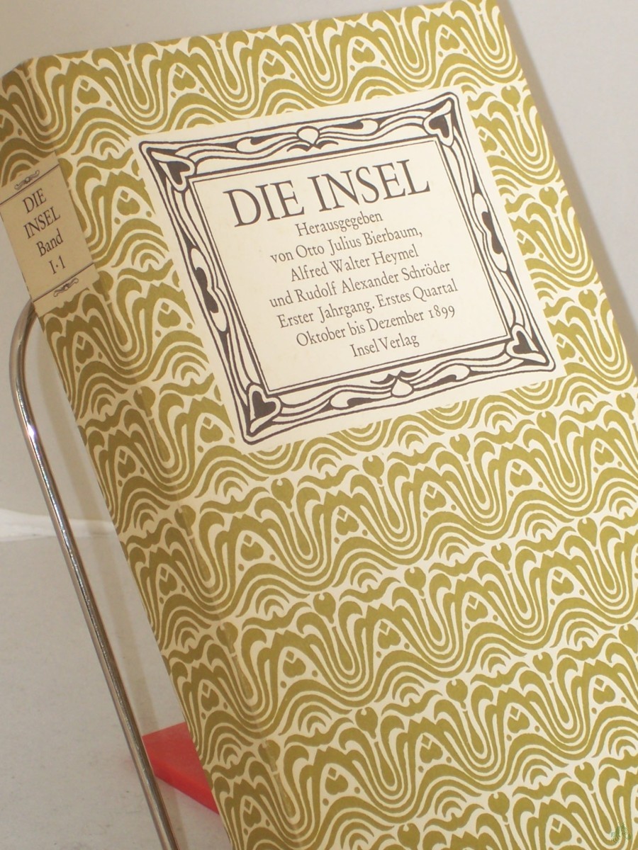 Artikelbild 1 des Artikels “Die Insel. Aesthetisch-Belletristische Monatsschrift mit Bilderbeigaben. Erster Jahrgang. Erstes Quartal Oktober bis Dezember 1899. “