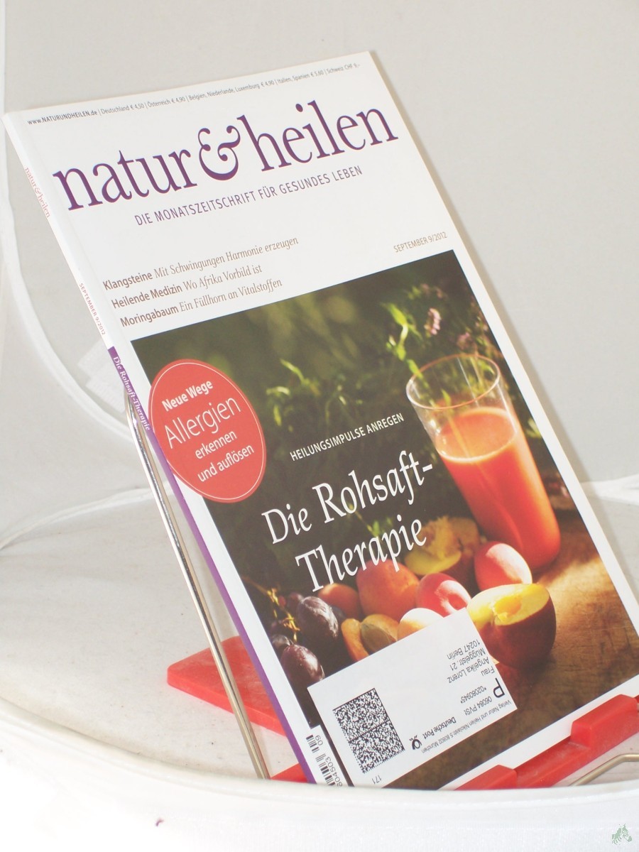 Artikelbild 1 des Artikels “9/2012, Die Rohsaft Therapie “