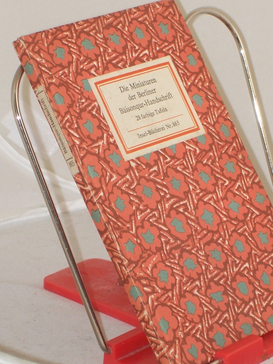 Product image 1 of the product “Die Miniaturen der Berliner Baisonqur-Handschrift : 28 farbige Taf. / Hrsg. von Volkmar Enderlein ”