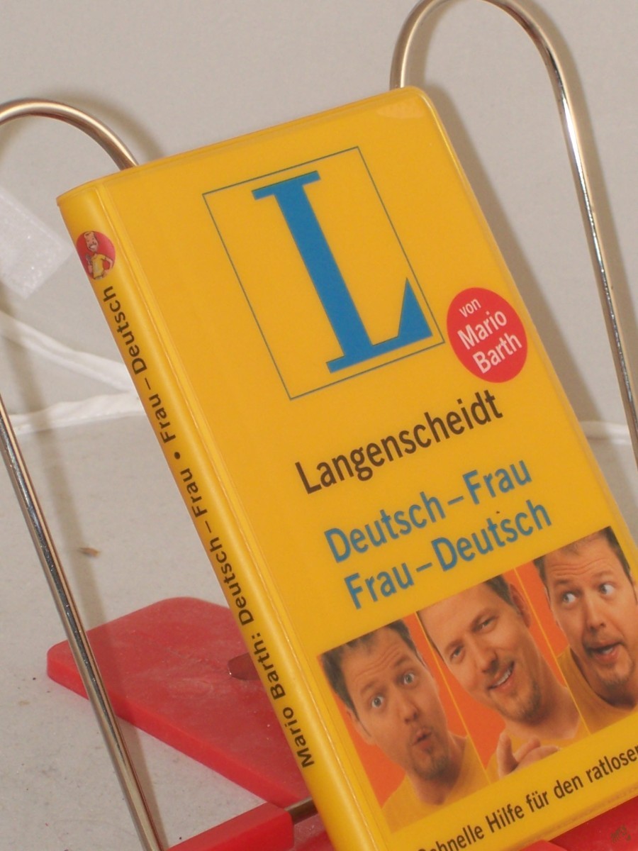 Product image 1 of the product “Langenscheidt, Deutsch-Frau, Frau-Deutsch : schnelle Hilfe für den ratlosen Mann / von und mit Mario Barth ”