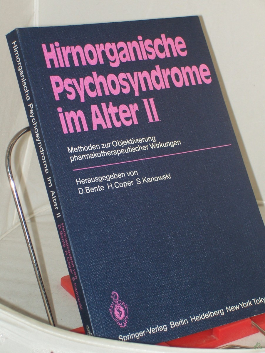 Artikelbild 1 des Artikels “Hirnorganische Psychosyndrome im Alter. - Berlin : Springer|| Mehrteiliges Werk||Teil: 2. Methoden zur Objektivierung pharmakotherapeutischer Wirkungen / mit Beitr. von M. M. Baltes... “