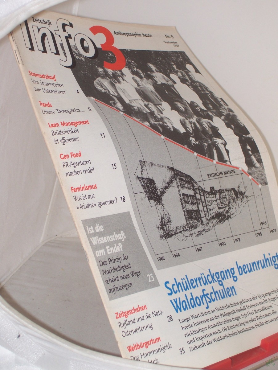 Artikelbild 1 des Artikels “9/1997, Schülerrückgang beunruhigt Waldorfschulen “
