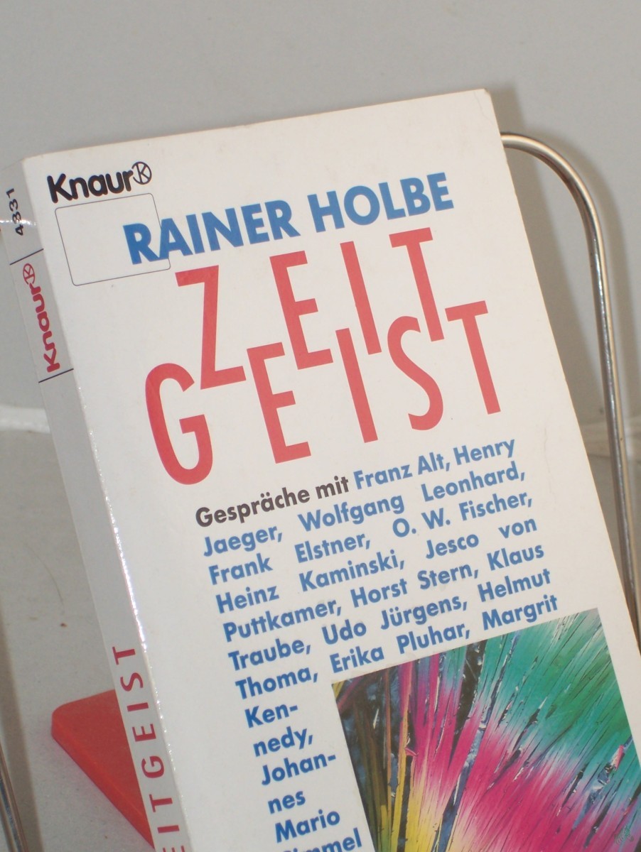Product image 1 of the product “Zeitgeist : Gespräche / Rainer Holbe. Mit Franz Alt... ”