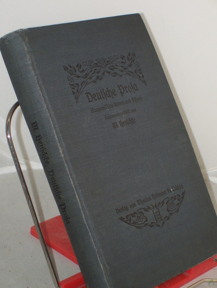 Artikelbild 1 des Artikels “Deutsche Prosa, ausgewählte Reden und Essays zur Lektüre auf der obersten Stufe höherer Lehranstalten, 2. Auflage “