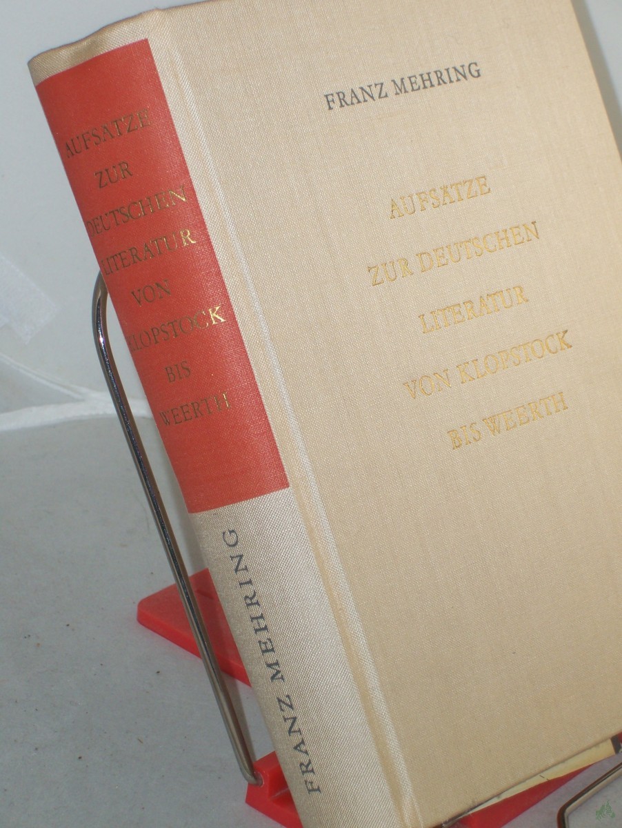 Product image 1 of the product “Band. 10. Aufsätze zur deutschen Literatur von Klopstock bis Weerth / Hrsg.: Hans Koch ”