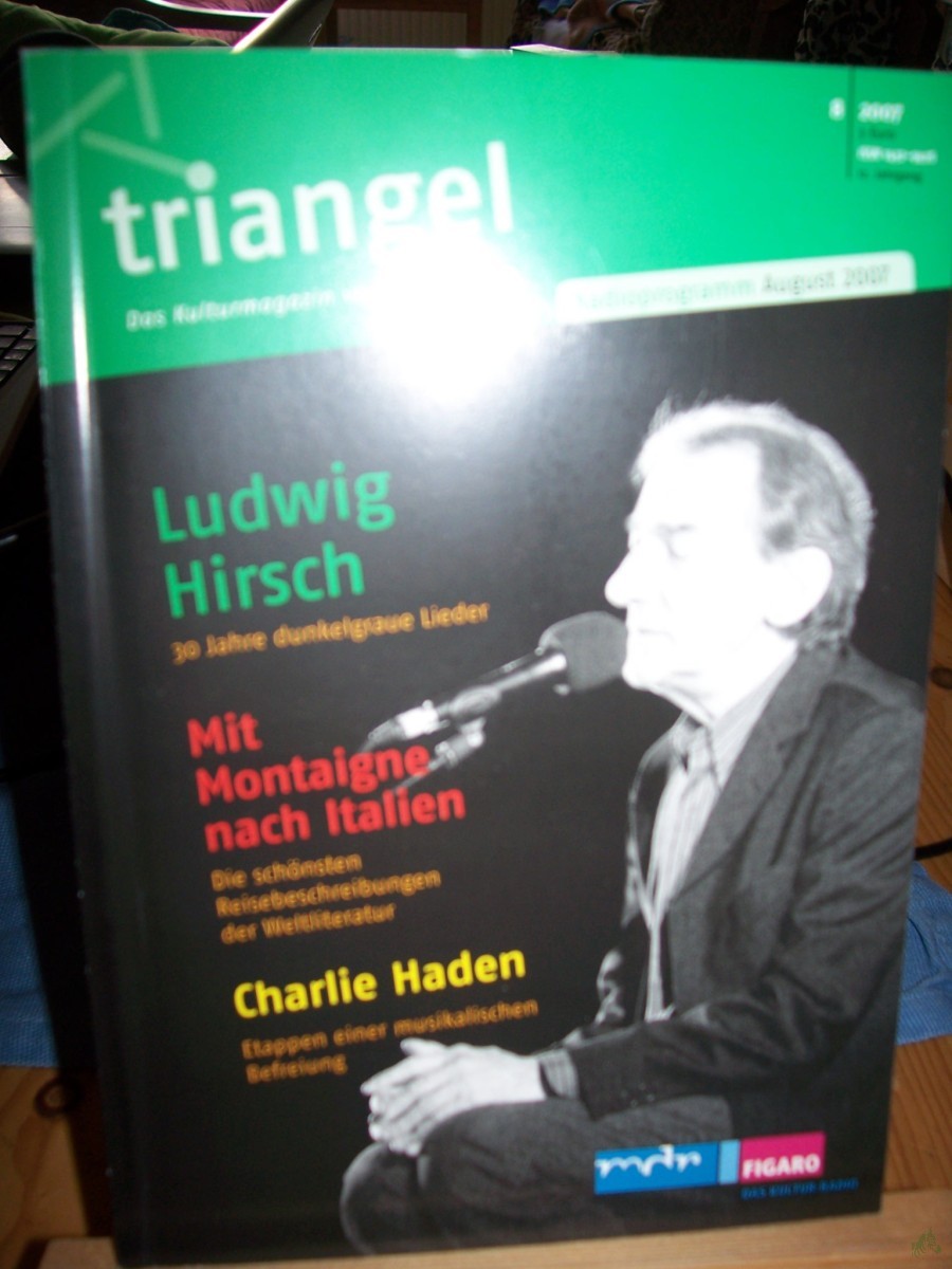 Product image 1 of the product “Triangel Leipzig, 8/2007, Ludwig Hirsch ”